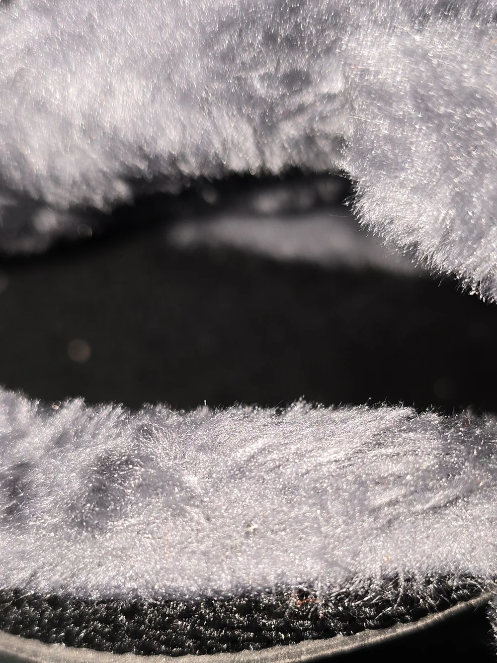 Black Faux-Fur Lined Outdoor Boots